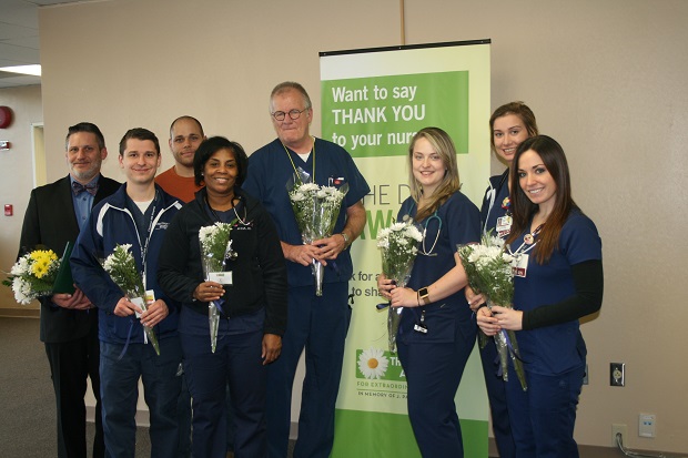 group of award winners smiling