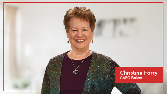 Christine Ferry smiling with white background.