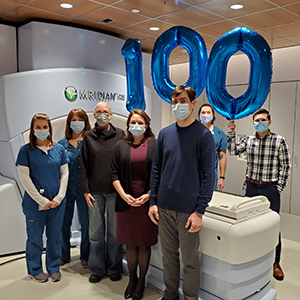 100th MRIdian® Linear Accelerator Treatment Celebration