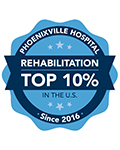 Phoenixville Hospital Rehabilitation Top 10% Award