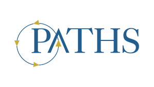 PATHS logo white