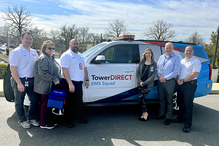 TowerDIRECT team with Critical Care Truck
