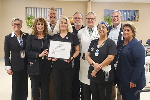 Phoenixville Hospital PRSC Department of the Year award group image