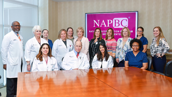 Phoenixville Hospital NAPBC accreditation group image