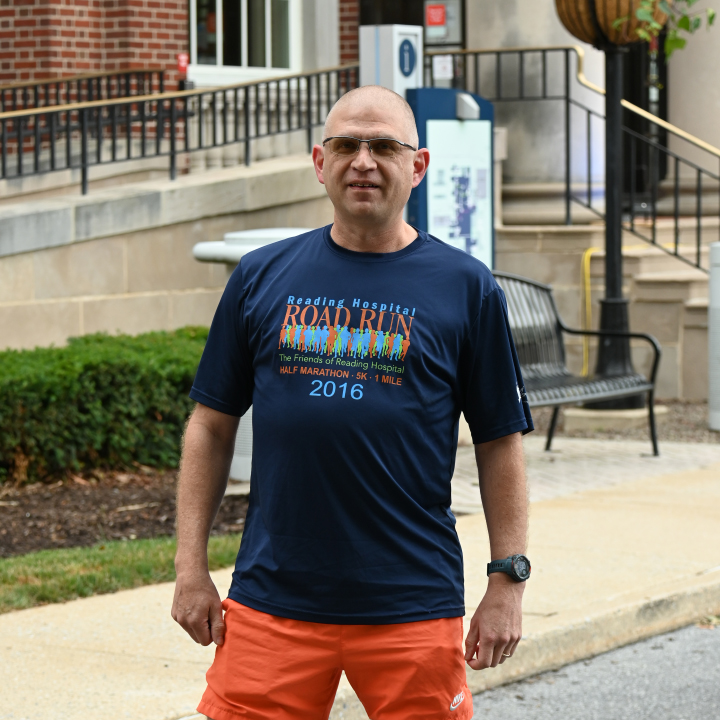 Adam Hughes Reading Hospital Road Run participant