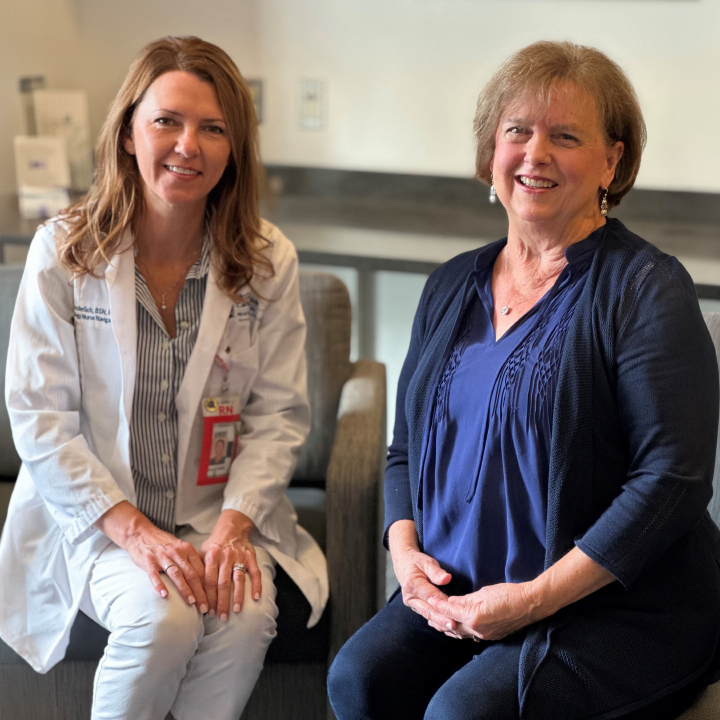 From left to right: Sherri Wunderlich, RN and Joetta Sunday