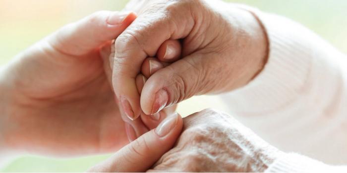 hands touching