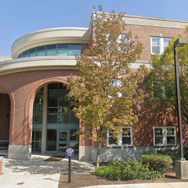 Exterior of DOB building at Reading Hospital