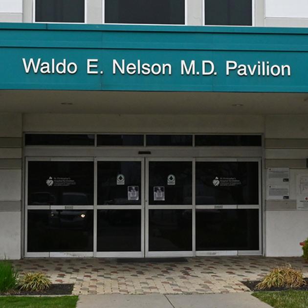 Waldo E. Nelson M.D. Pavilion Entrance