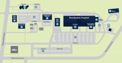 Brandywine Hospital campus map.