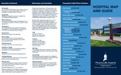 Campus map of Phoenixville Hospital