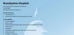 Brandywine Hospital Fact Sheet